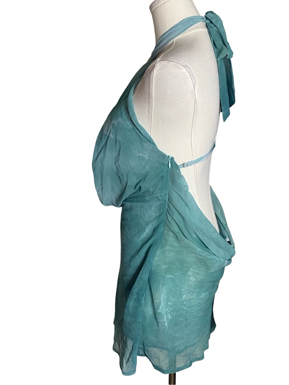 Peppermayo Oceans Away Deep Cowl Mini Dress Green Tie Dye NWT
S US 4 - Picture 11 of 15